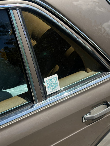 Build Card QR Code Stickers (Pack of 2)