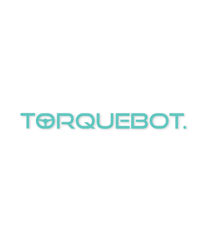 'TorqueBot' Text Logo Sticker