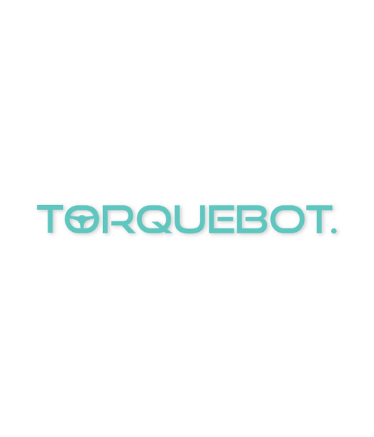 'TorqueBot' Text Logo Sticker